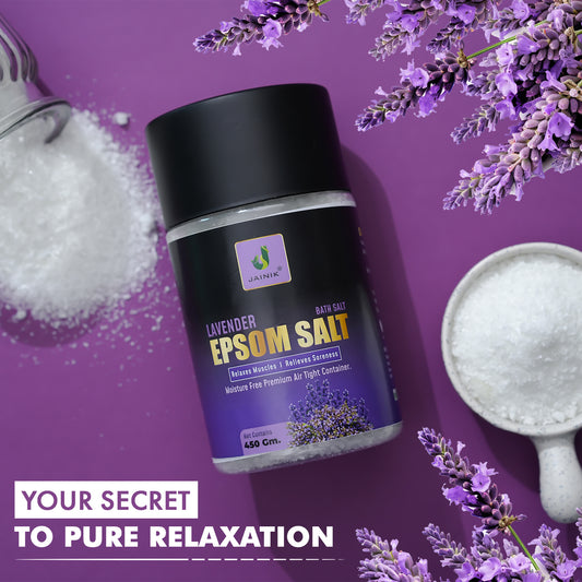 Lavender Bath/Epsom Salt & Magnesium Sulphate For Muscle Relaxation