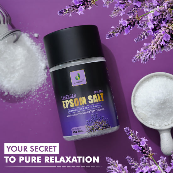Lavender Bath/Epsom Salt & Magnesium Sulphate For Muscle Relaxation