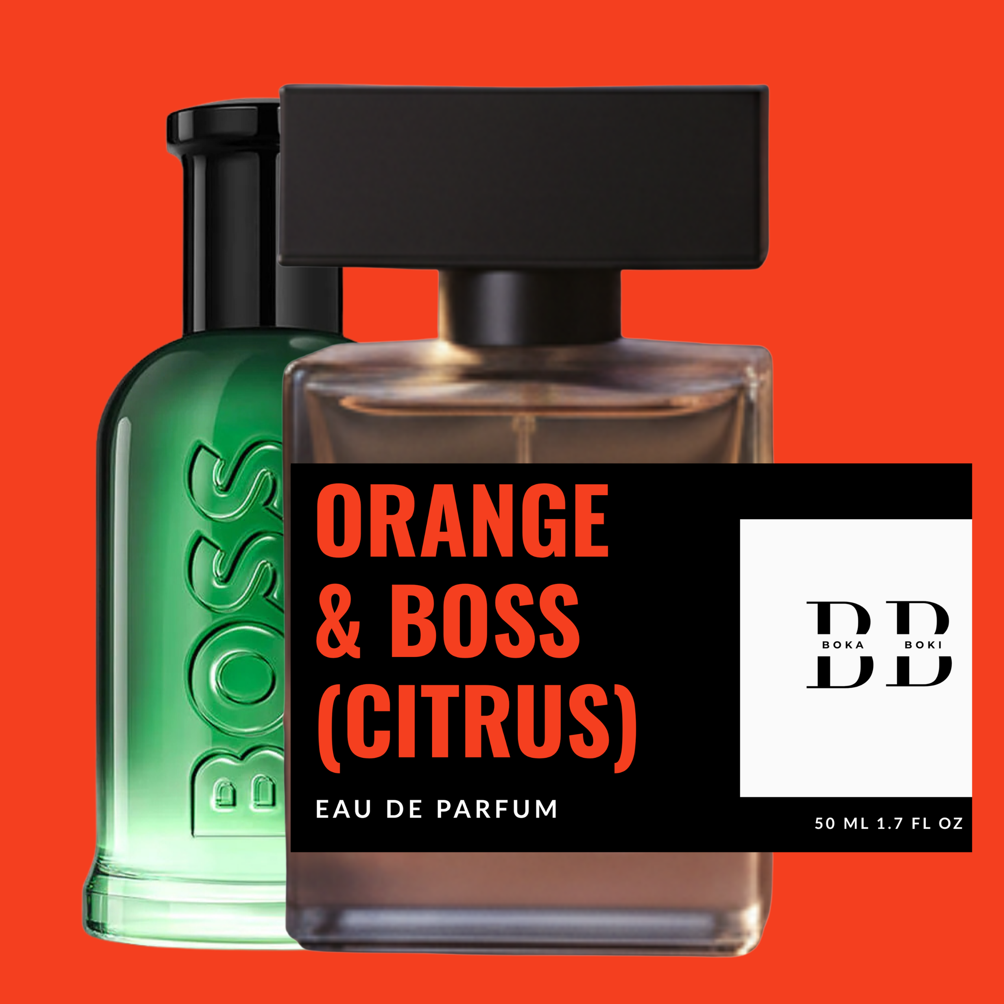 Hugo B*ss Orange Citrus Inspired Perfume - Long Lasting Perfume 50 ml | Boka Boki