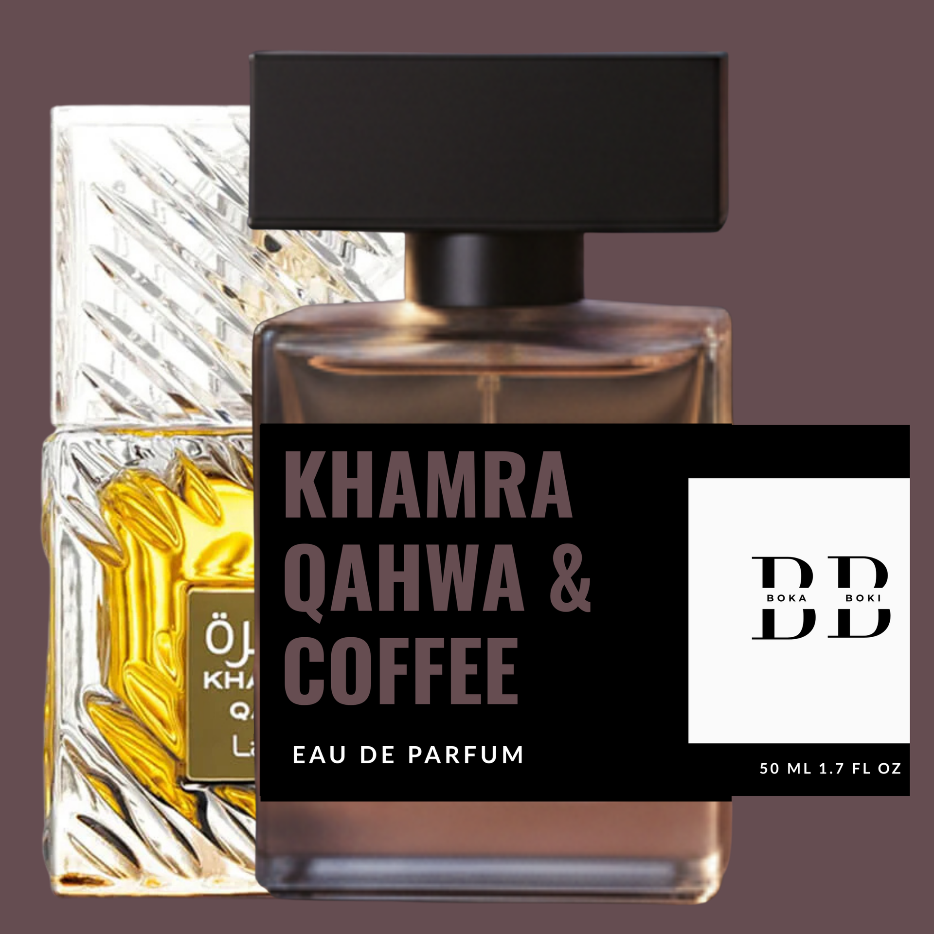 Lat*afa Khamrah Qahwa Inspired Perfume - Long Lasting Perfume 50 ml | Boka Boki