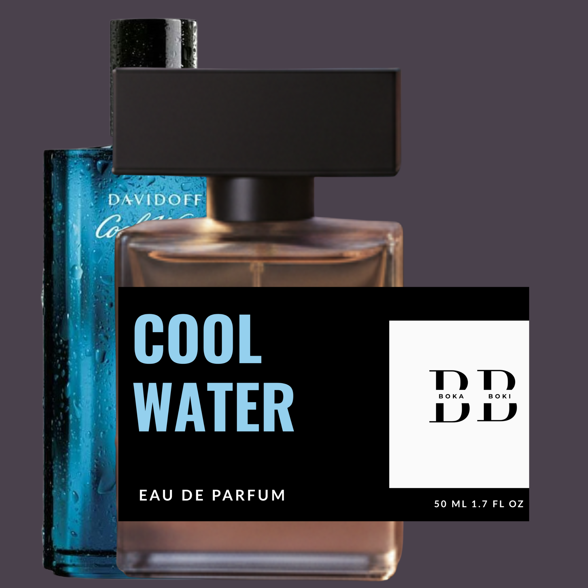D*vidoff Cool Water Inspired Perfume - Long Lasting Perfume 50 ml | Boka Boki