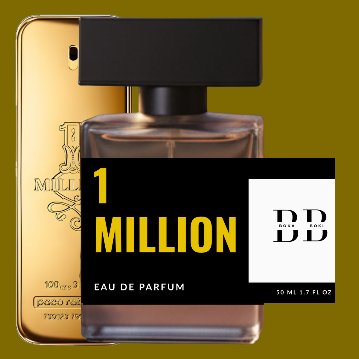 P*co R*banne 1 Million Inspired Perfume - Long Lasting Perfume 50 ml | Boka Boki