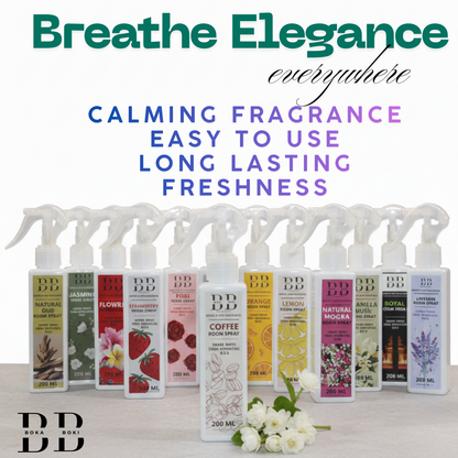 Long-Lasting Mogra & Lemon Pack Of 2 Odour Eliminator for Home, Hotel Rooms, Toilet & Office Use