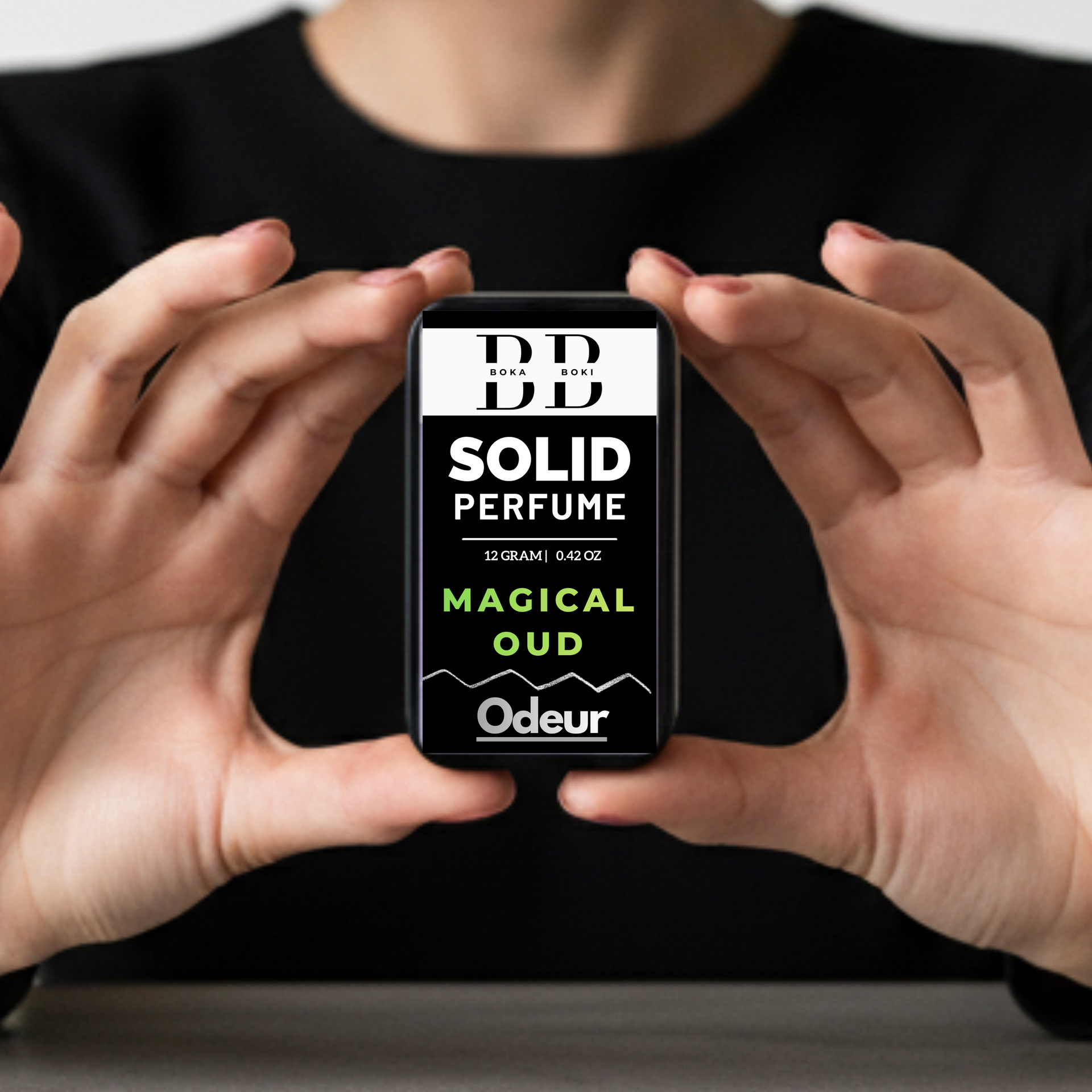 Magical Oud Solid Perfume Fragrance for Women & Men | Alcohol-Free Balm | Pocket-Friendly Solid Perfume (12g)