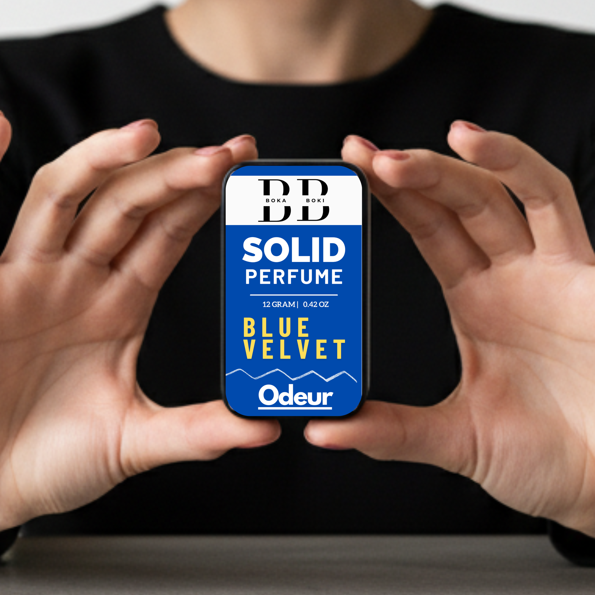 Blue Velvet Solid Perfume Fragrance for Women & Men | Alcohol-Free Balm | Pocket-Friendly Solid Perfume (12g)