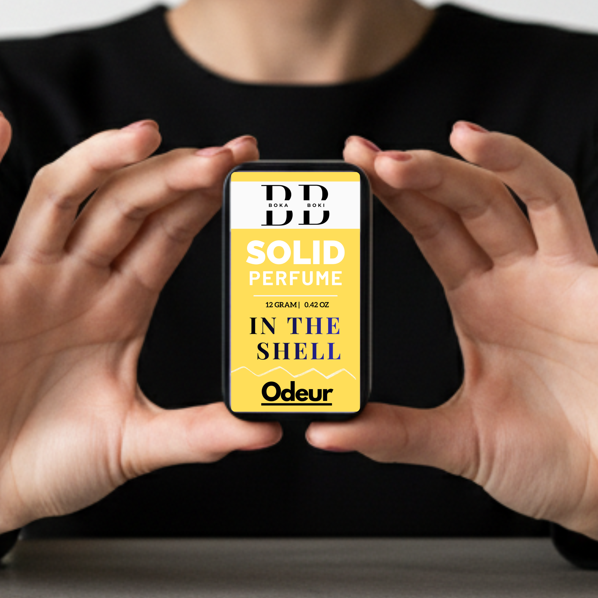 In The Shell Solid Perfume Fragrance for Women & Men | Alcohol-Free Balm | Pocket-Friendly Solid Perfume (12g)