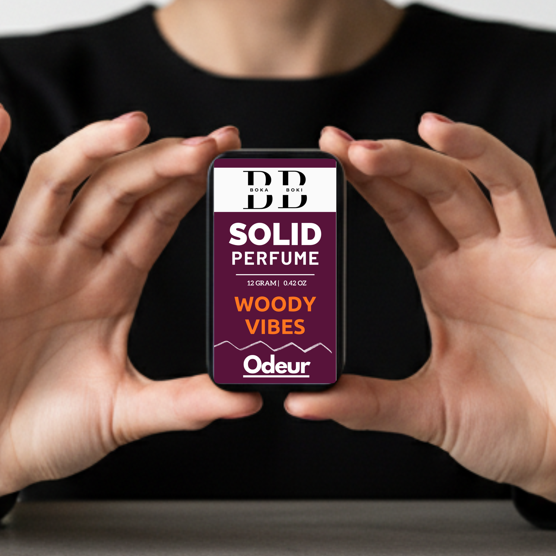 Woody Vibes Solid Perfume Fragrance for Women & Men | Alcohol-Free Balm | Pocket-Friendly Solid Perfume (12g)