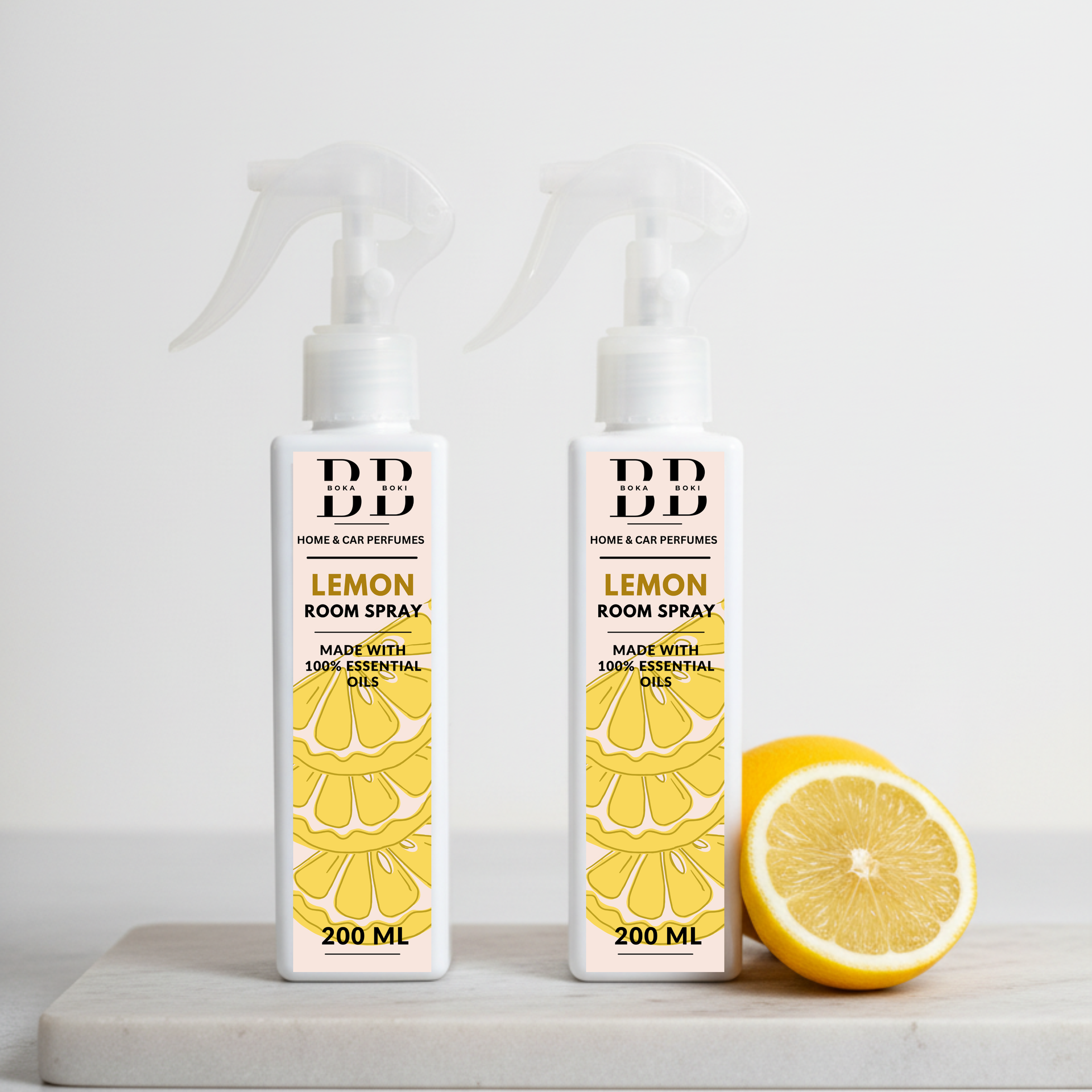 Long-Lasting Lemon Pack Of 2 Odour Eliminator for Home, Hotel Rooms, Toilet & Office Use