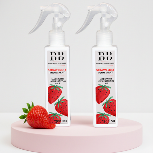 Long-Lasting Strawberry Pack Of 2 Odour Eliminator for Home, Hotel Rooms, Toilet & Office Use