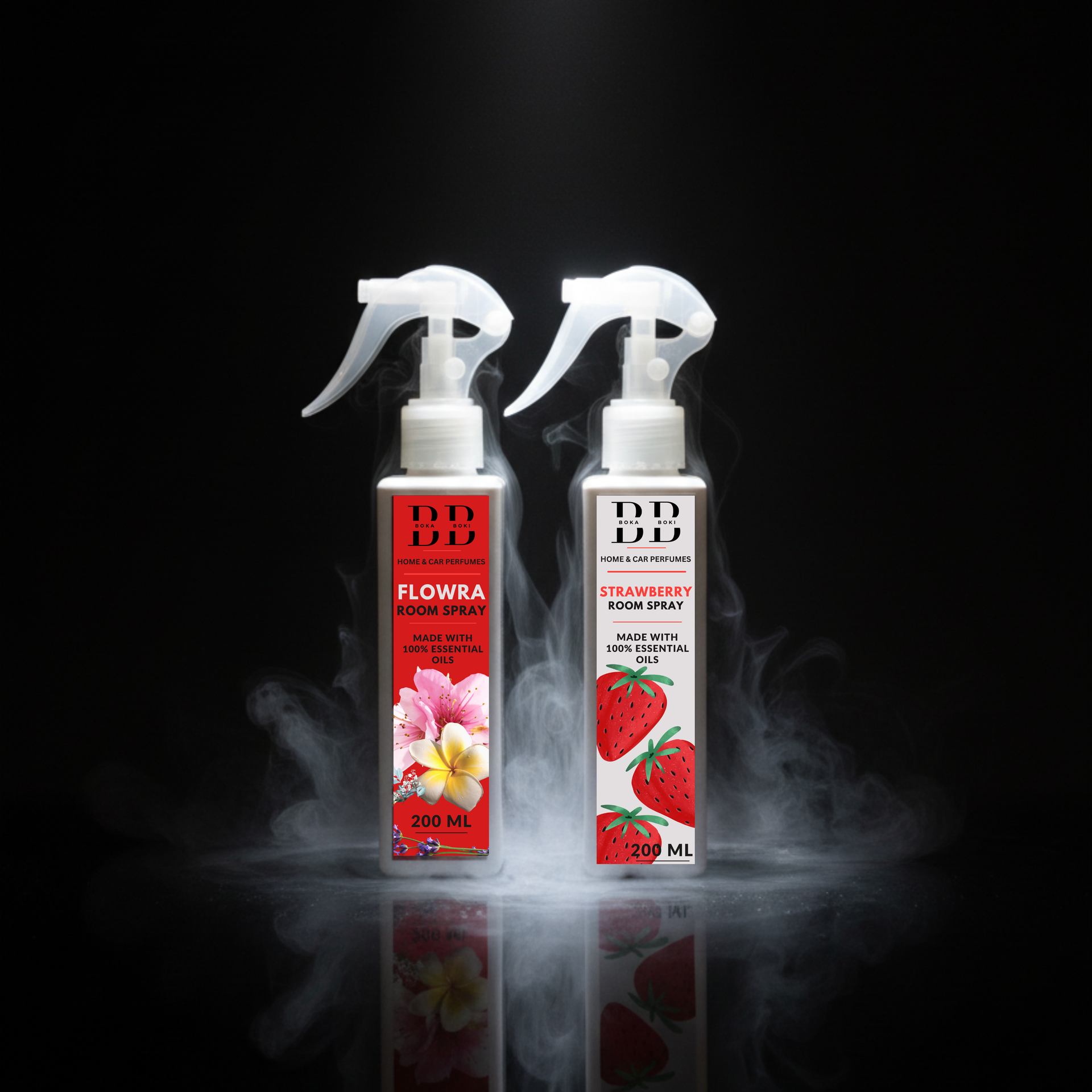 Long-Lasting Flowra & Strawberry Odour Eliminator for Home, Hotel Rooms, Toilet & Office Use