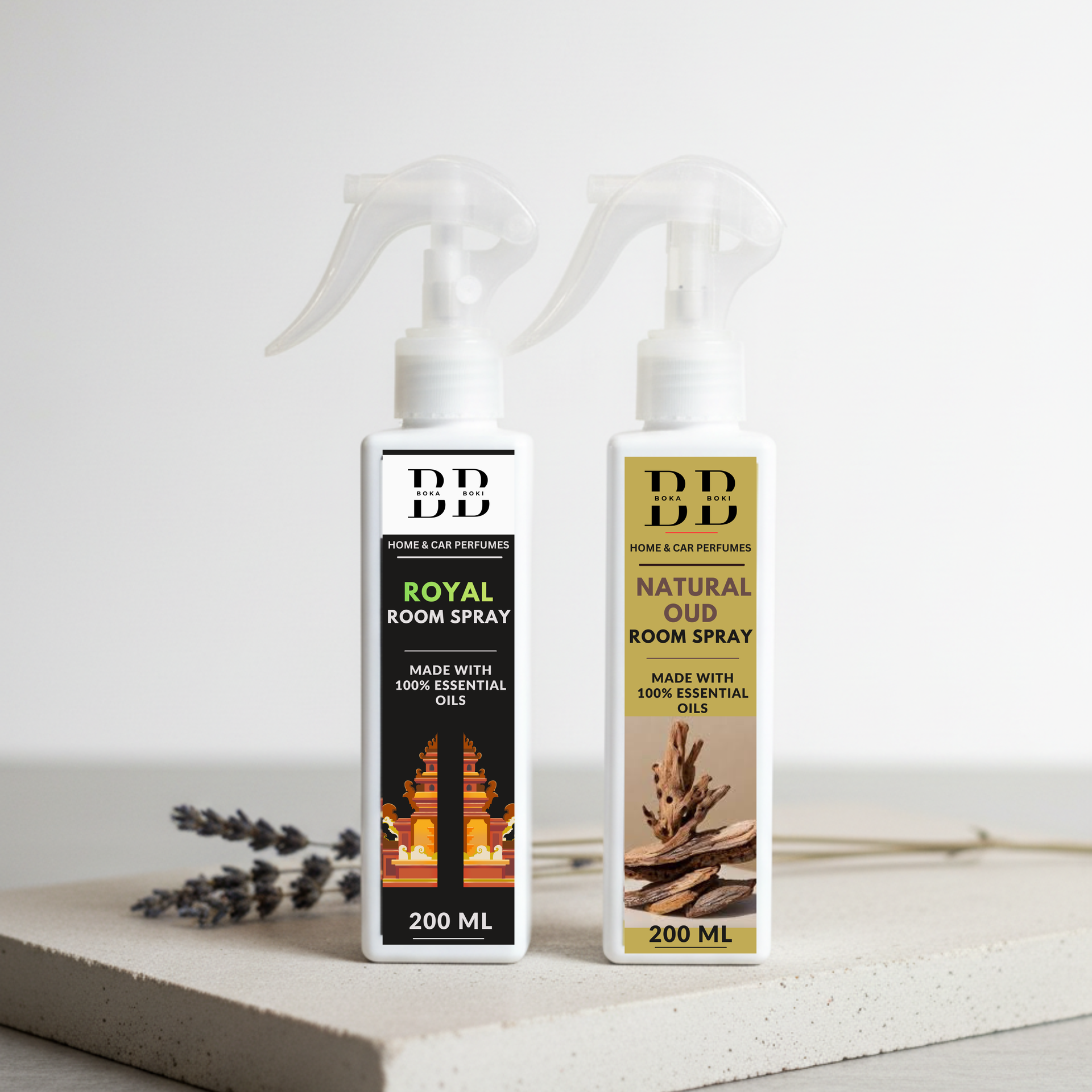 Long-Lasting Royal & Oud Pack Of 2 Odour Eliminator for Home, Hotel Rooms, Toilet & Office Use