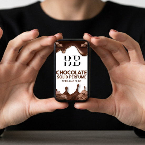 Chocolate Solid Perfume Fragrance for Women & Men | Alcohol-Free Balm | Pocket-Friendly Solid Perfume (12g)
