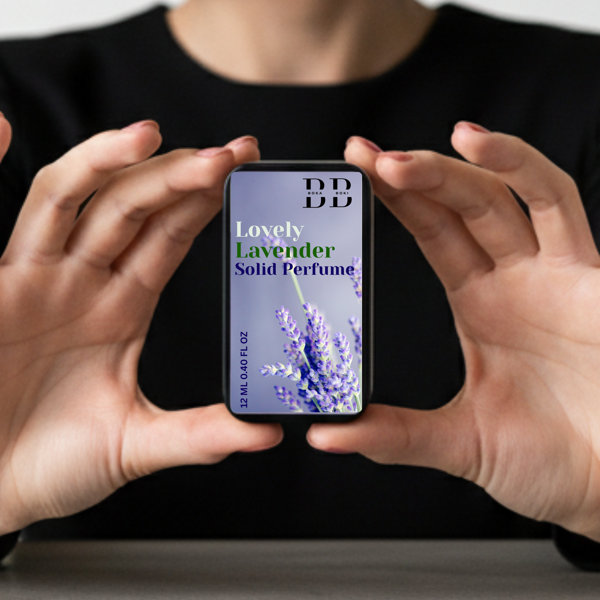 Lavender Solid Perfume Fragrance for Women & Men | Alcohol-Free Balm | Pocket-Friendly Solid Perfume (12g)