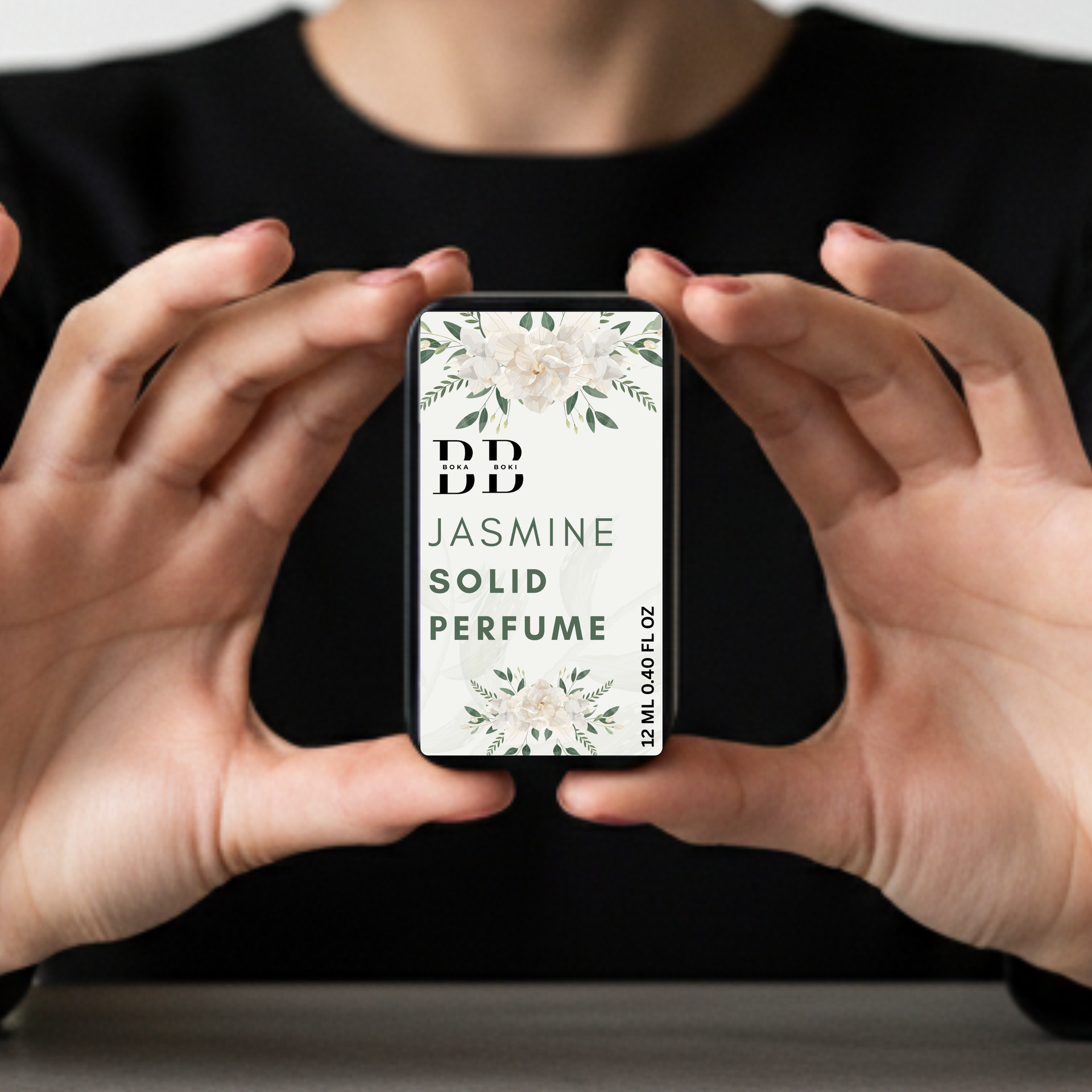 Jasmine Solid Perfume Fragrance for Women & Men | Alcohol-Free Balm | Pocket-Friendly Solid Perfume (12g)