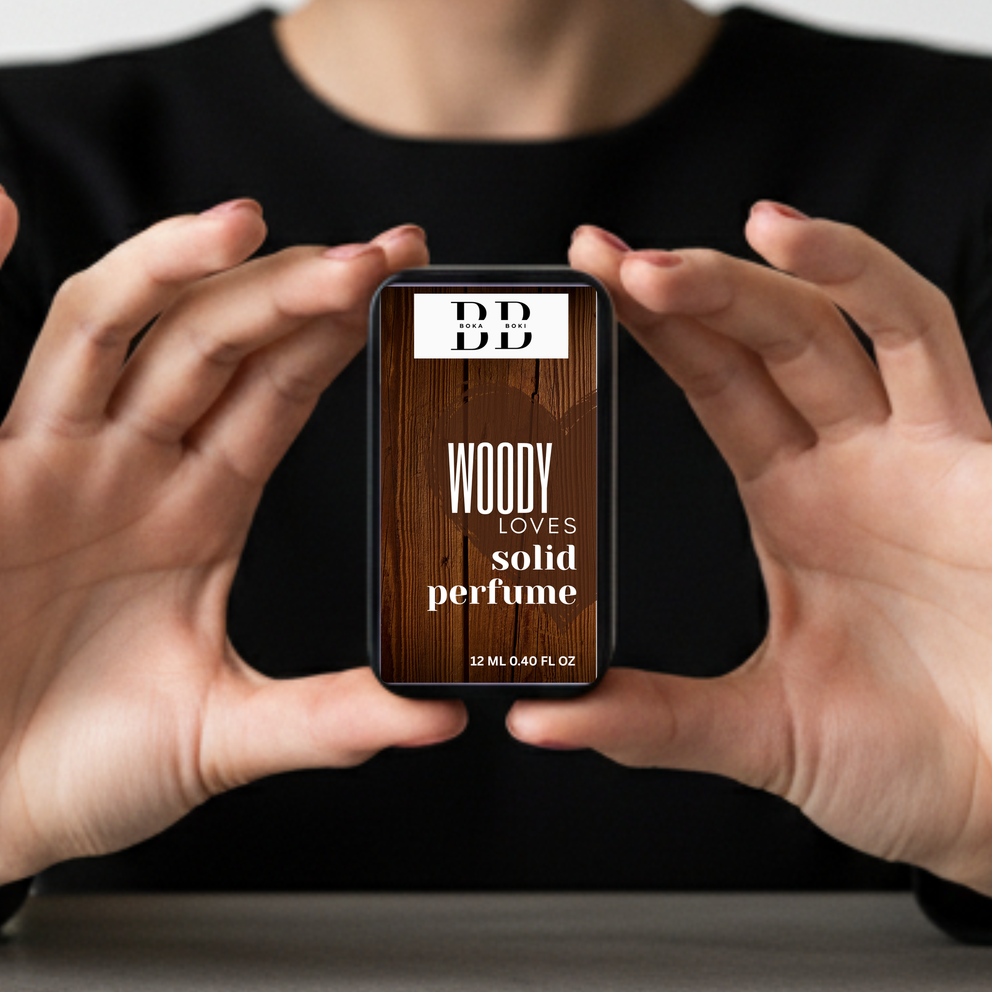 Woody Love Solid Perfume Fragrance for Women & Men | Alcohol-Free Balm | Pocket-Friendly Solid Perfume (12g)