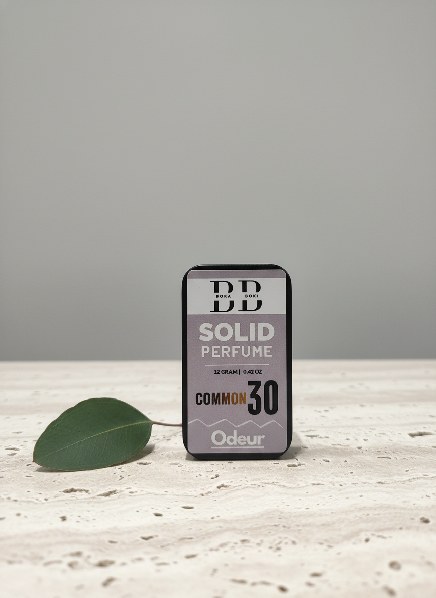 Common 30 Solid Perfume Fragrance for Women & Men | Alcohol-Free Balm | Pocket-Friendly Solid Perfume (12g)