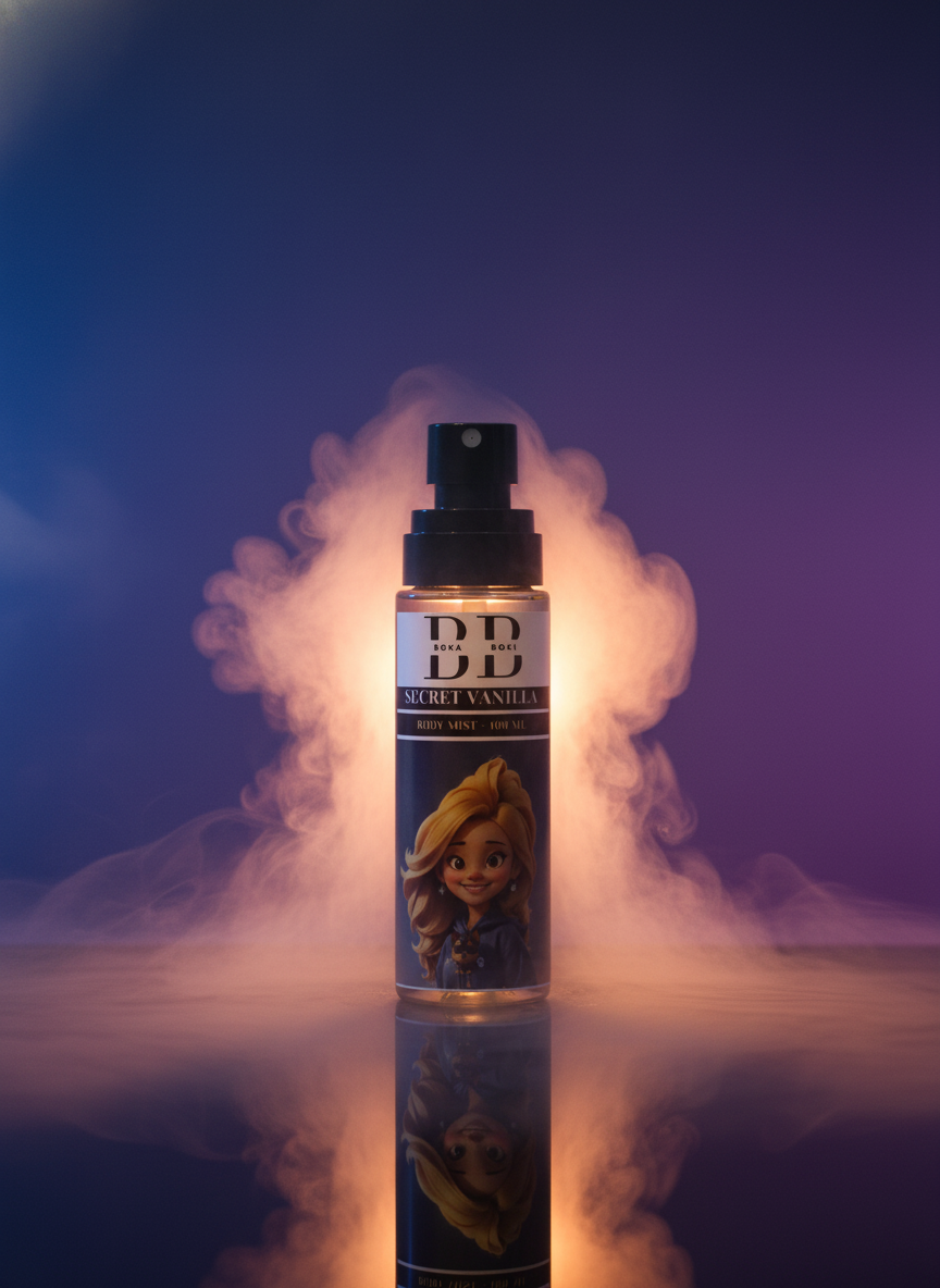 Secret Vanilla Body Mist, 100ml | Long-Lasting Premium Mist Spray for Women | Everyday Wear | Refreshing & Skin-Friendly