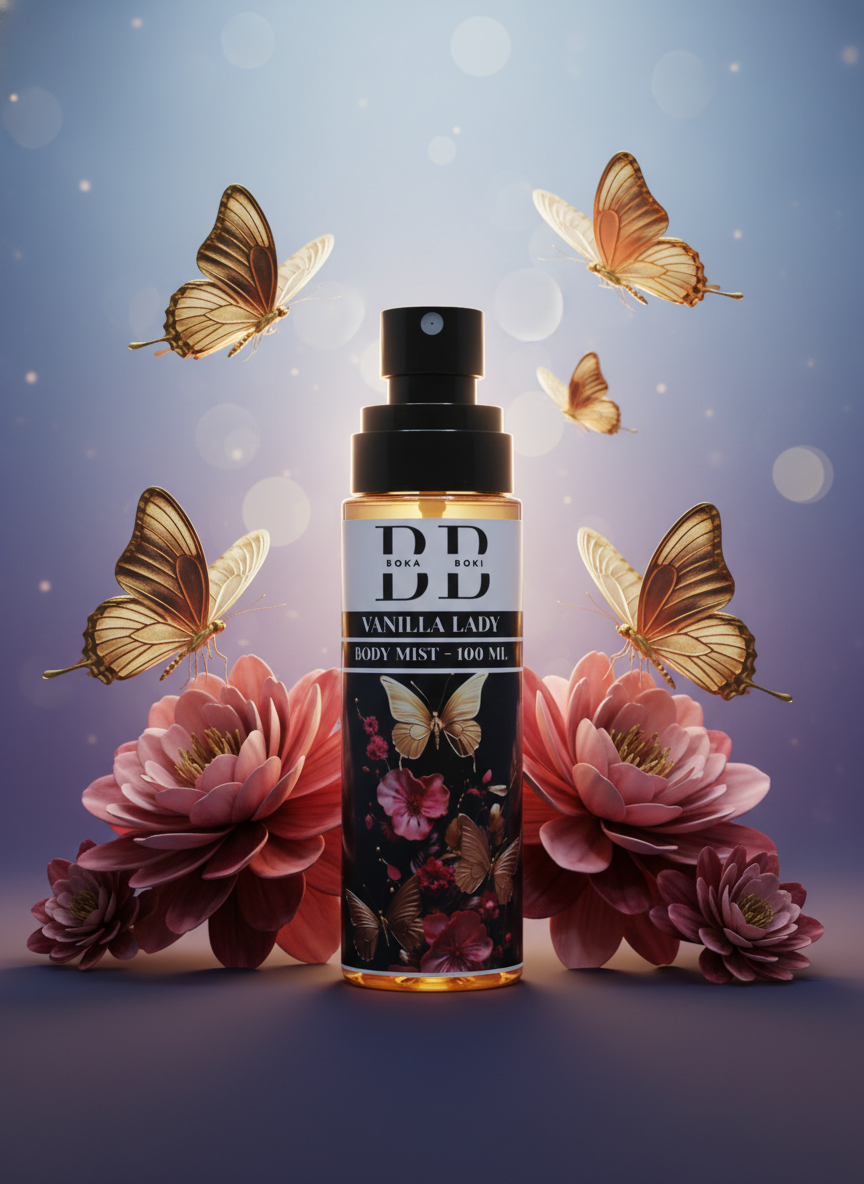 Vanilla Lady Body Mist, 100ml | Long-Lasting Premium Mist Spray for Women | Everyday Wear | Refreshing & Skin-Friendly