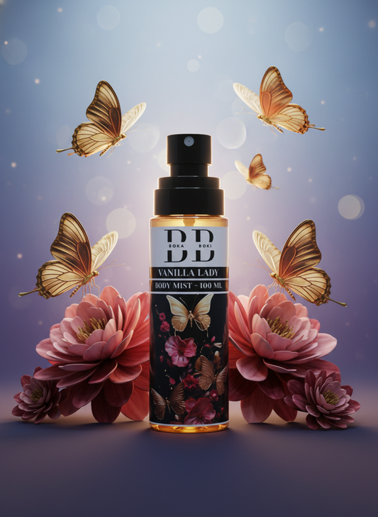 Vanilla Lady Body Mist, 100ml | Long-Lasting Premium Mist Spray for Women | Everyday Wear | Refreshing & Skin-Friendly