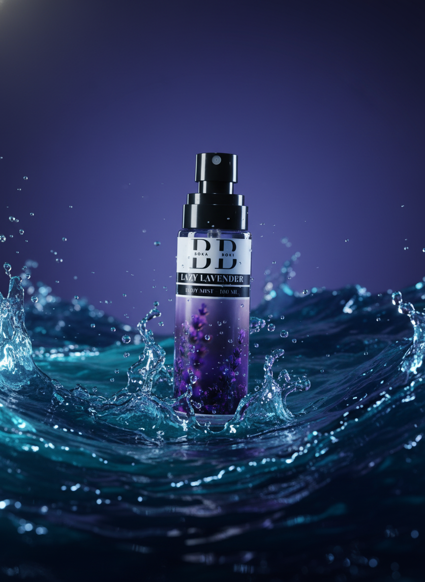Lazy Lavender Body Mist, 100ml | Long-Lasting Premium Mist Spray for Women | Everyday Wear | Refreshing & Skin-Friendly