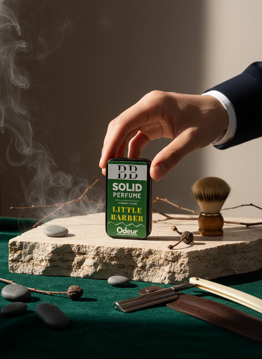 Little Barber Solid Perfume Fragrance for Women & Men | Alcohol-Free Balm | Pocket-Friendly Solid Perfume (12g)